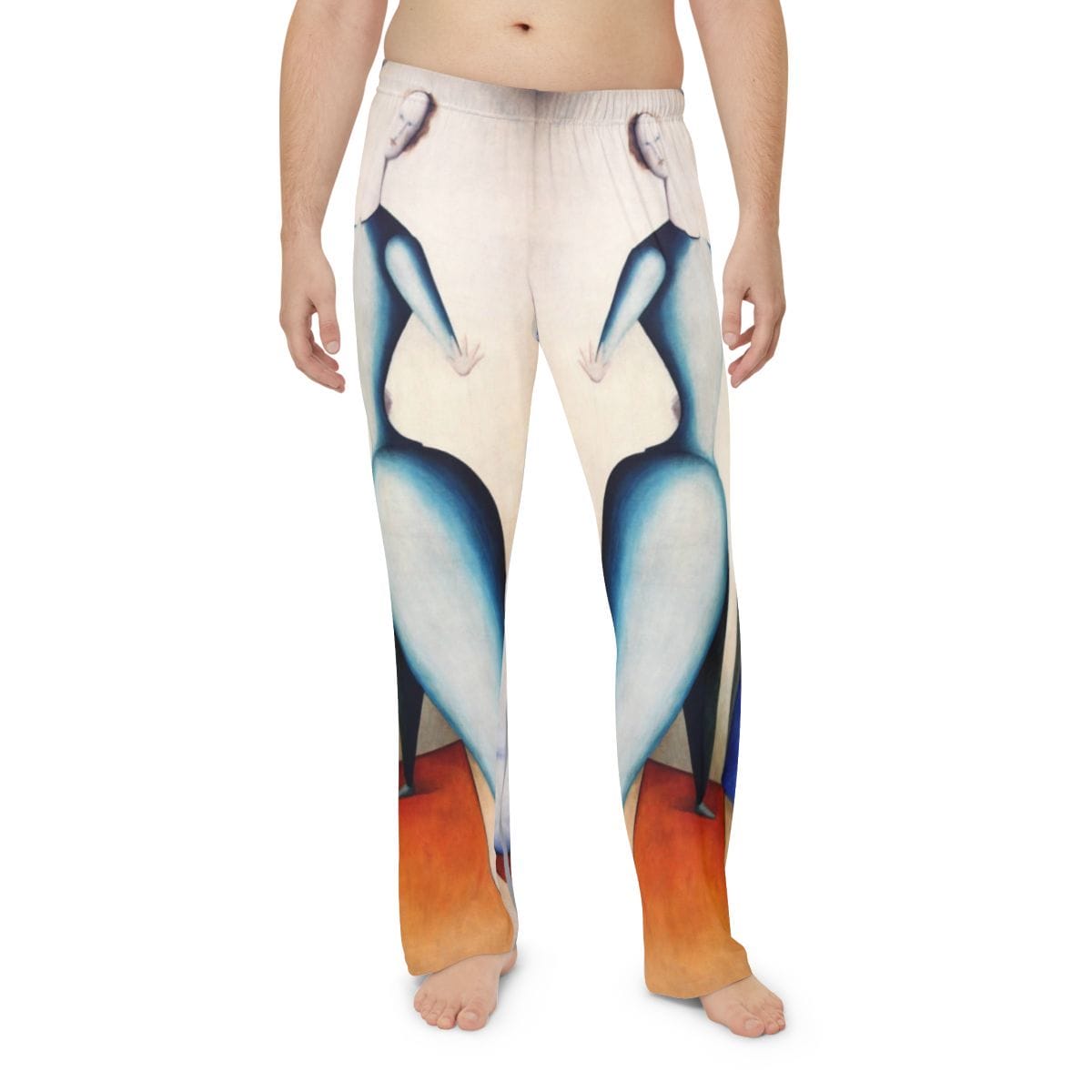 Mens Art Pajama Pants, Artist Oskar Schlemmer, Artwork 